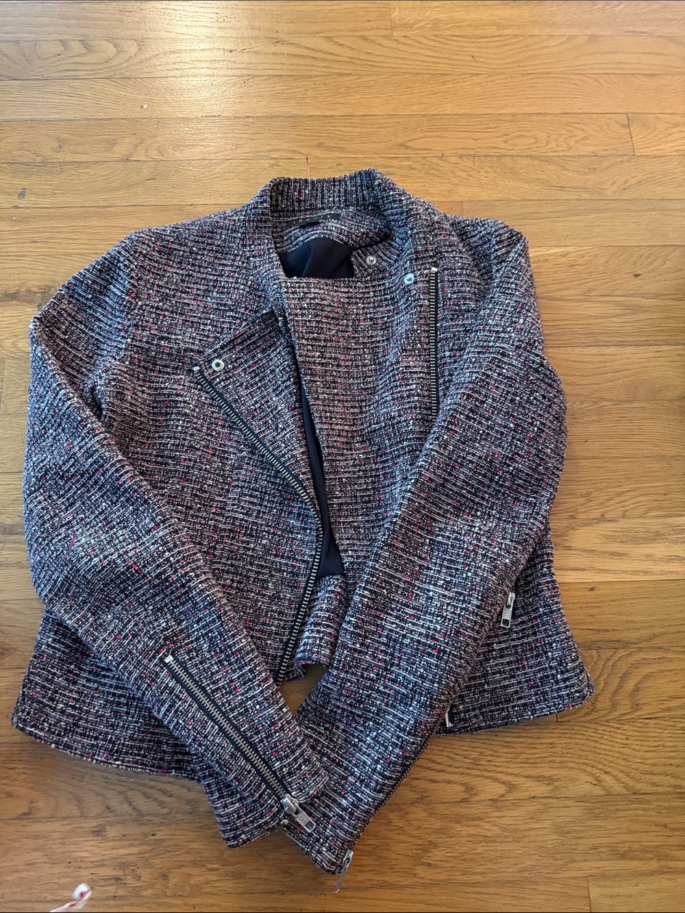 Theory Women’s Tweed Moto Jacket